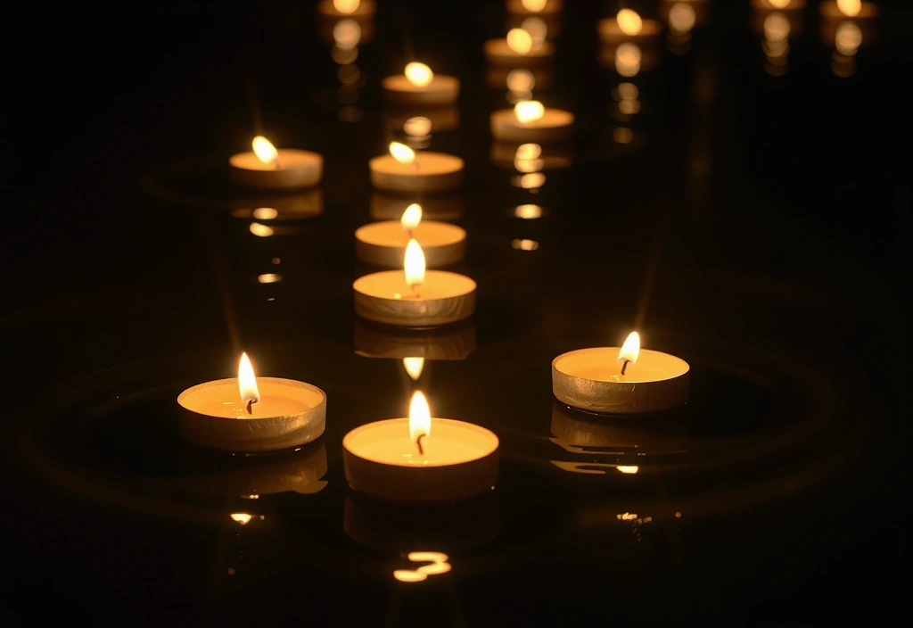 Reflet de lumière sur l'eau évoquant la discrétion des cookies